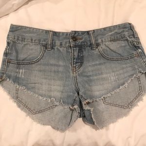 billabong denim shorts